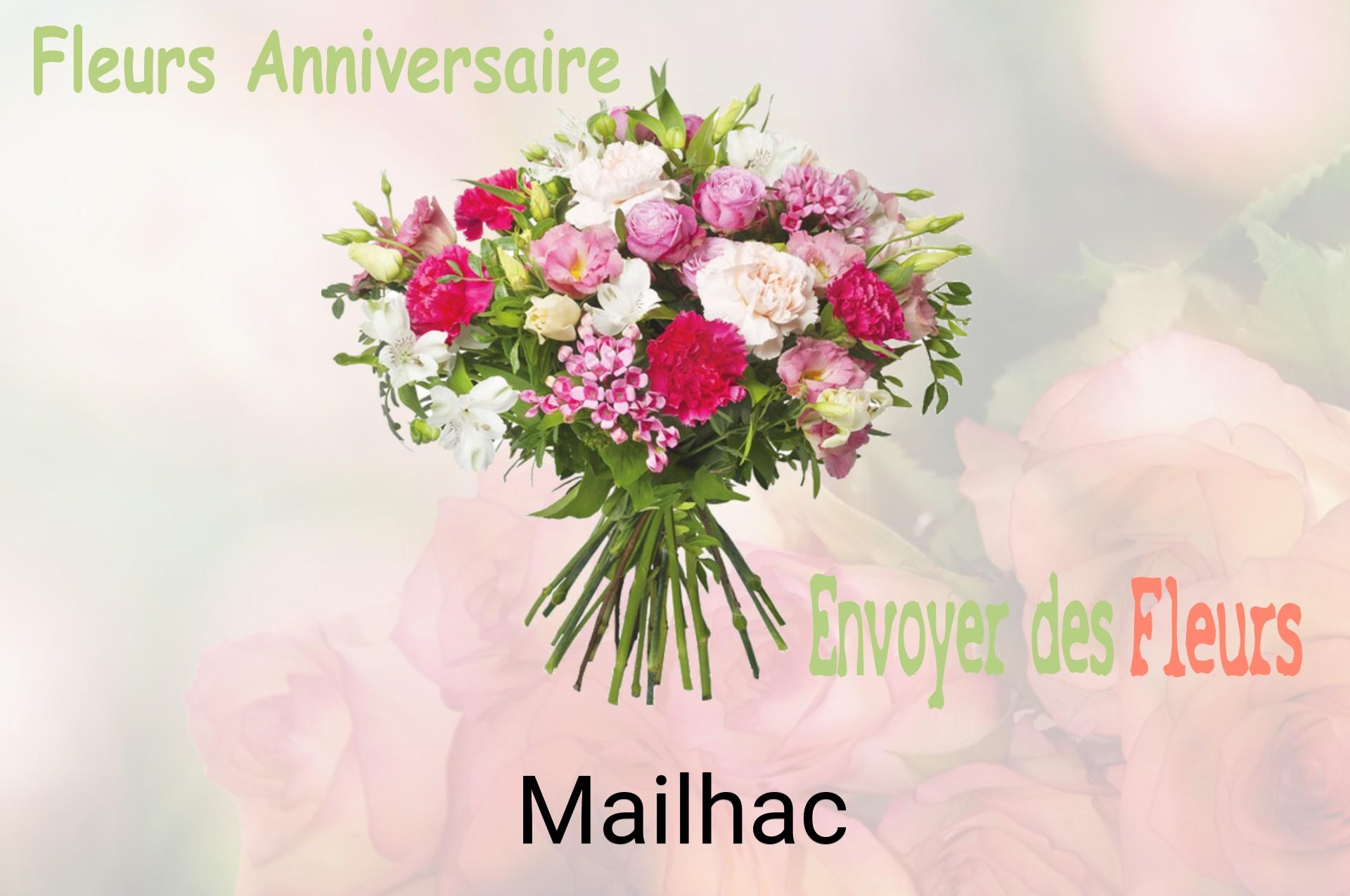 Bouquet de fleurs d’anniversaire livré à Mailhac