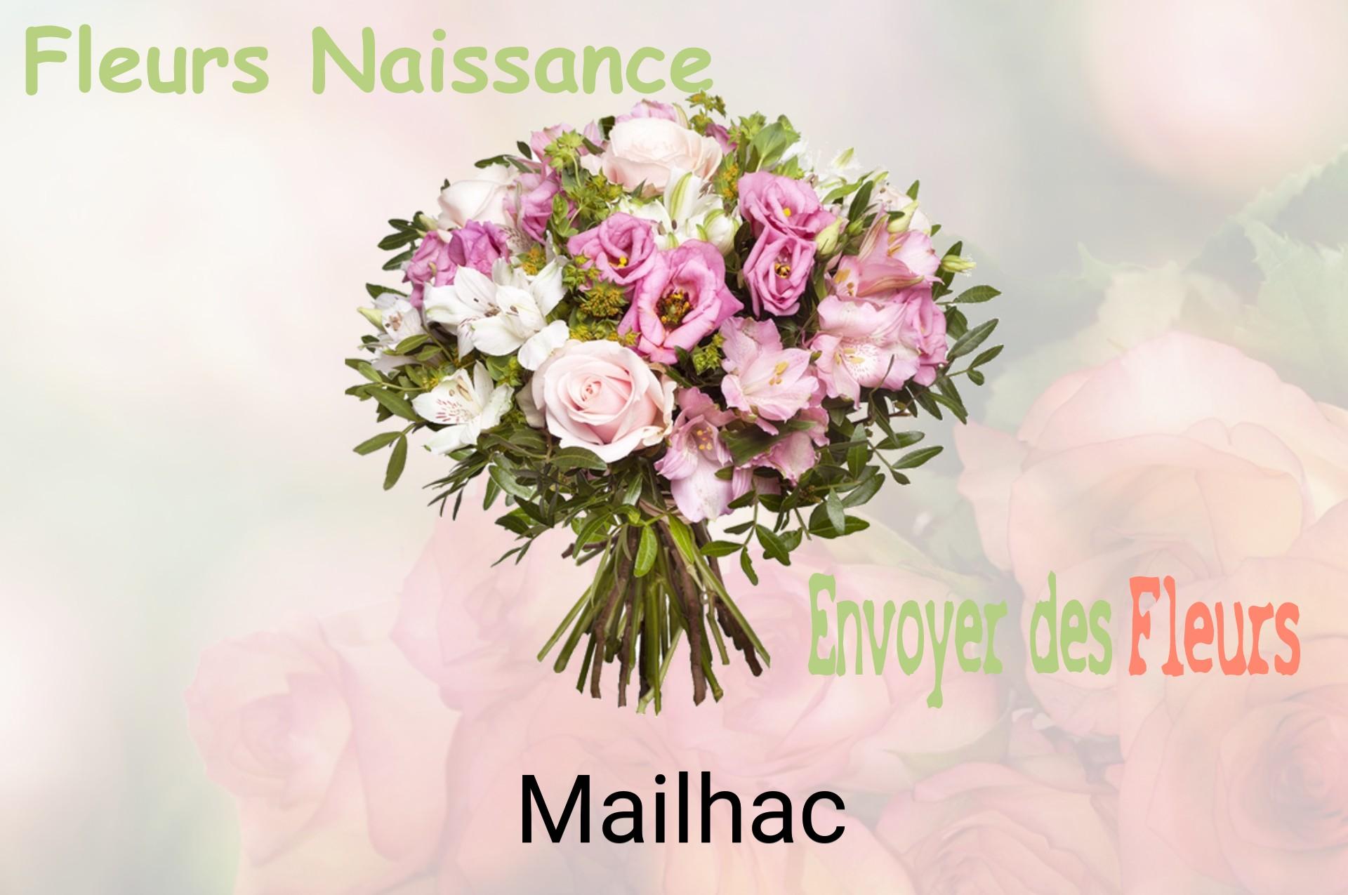 Bouquet de fleurs de naissance livré à Mailhac